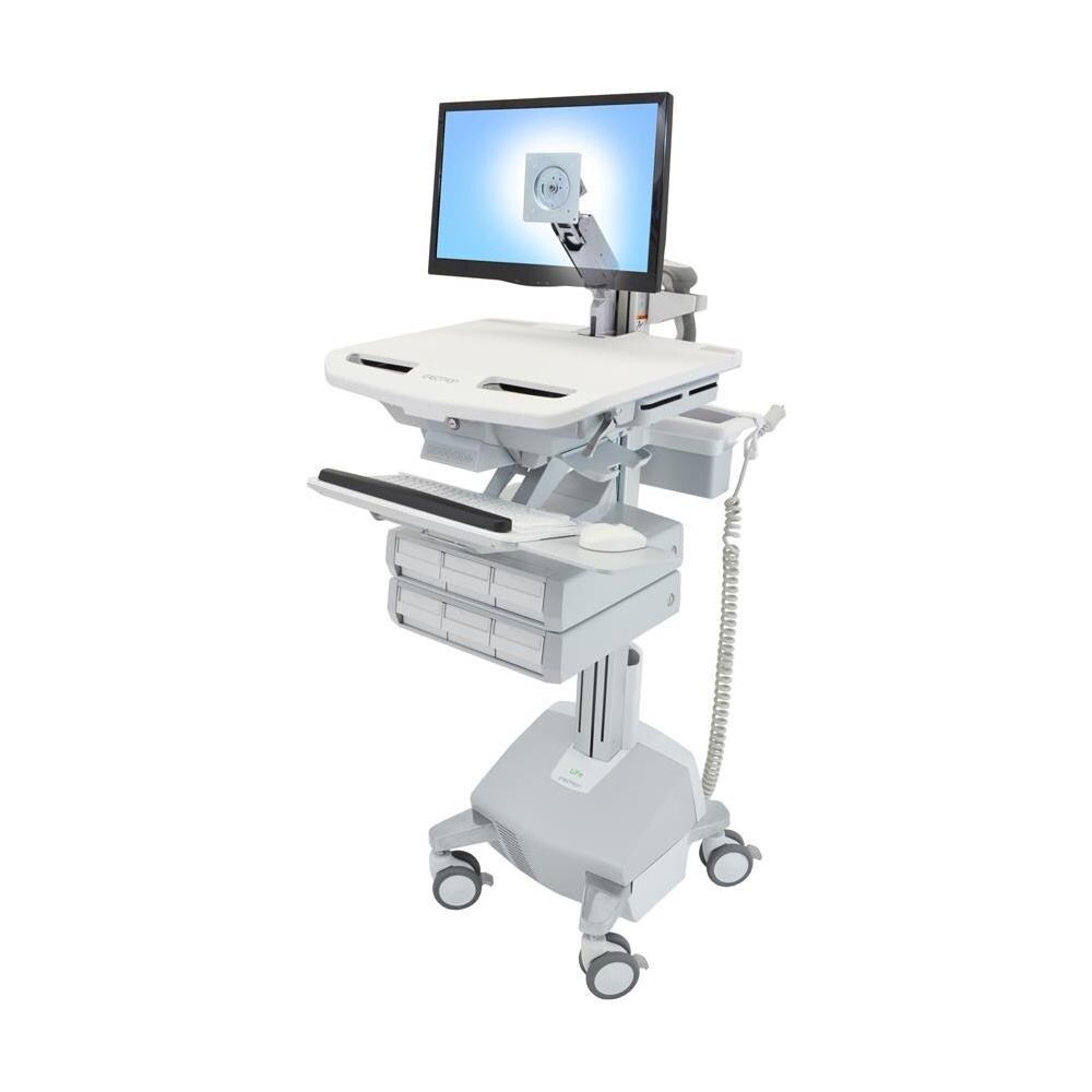 Carrello StyleView con Braccio LCD Colore Bianco e Grigio - Foto 1