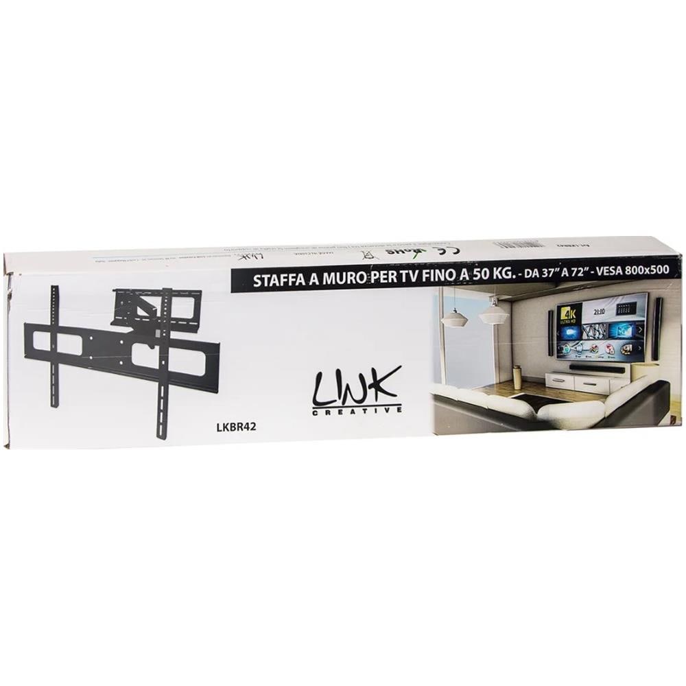 Supporto da Parete LKBR42 per TV 37"-72" Portata Max 50 Kg - Foto 2