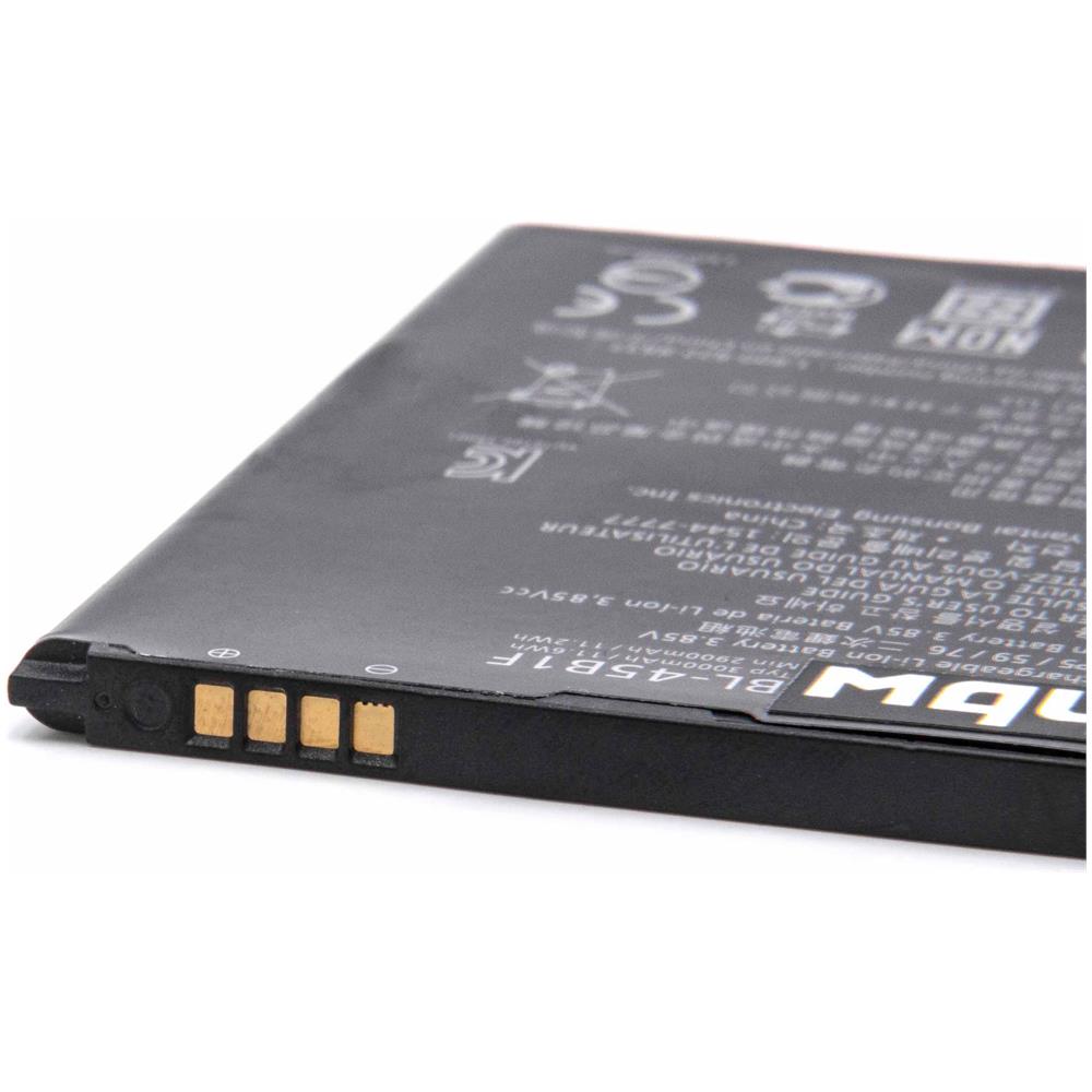 Batteria Vhbw Li-ion 3000mah (3.85v) Per Telefono Cellulare Smartphone Lg K535d, K535t, K530dy, K535y, K530 Come Bl-45b1f. - Foto 2