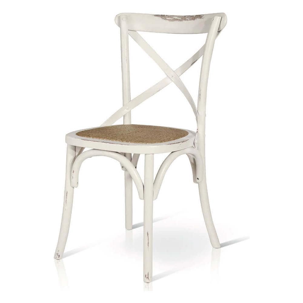 Abby - Sedia Moderna In Legno Con Seduta In Paglia - Foto 2