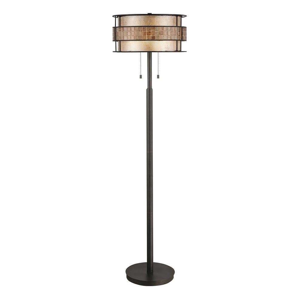 Quoizel Qz / laguna / fl / a - Lampadario, In Rame, 40,6 X 40,6 X 152,4 Cm - Foto 2