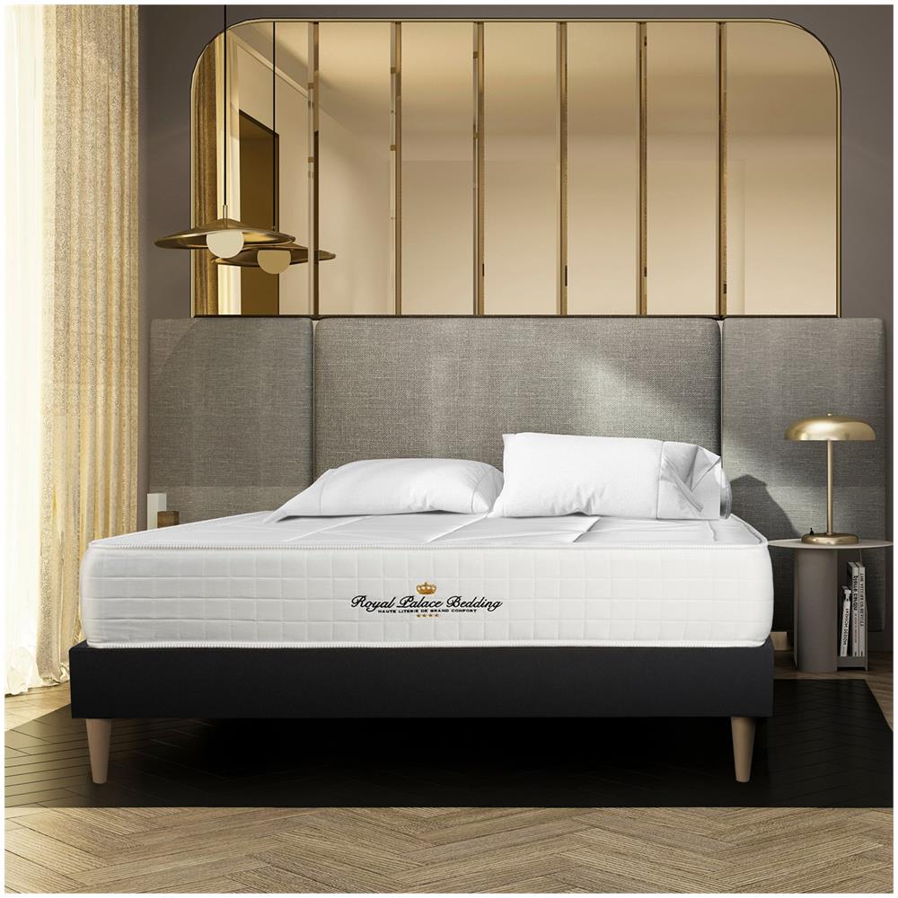 Kit Rete E Materasso Matrimoniale Windsor 160 X 190cm - Spessore : 26cm - Memory Foam E Molle Insacchettate - Bilanciato - Foto 2