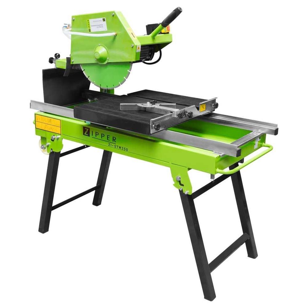 Macchina Tagliapietre Acqua Umido Taglio 80x10,5cm Lama 350mm Zi-stm350 - Foto 2