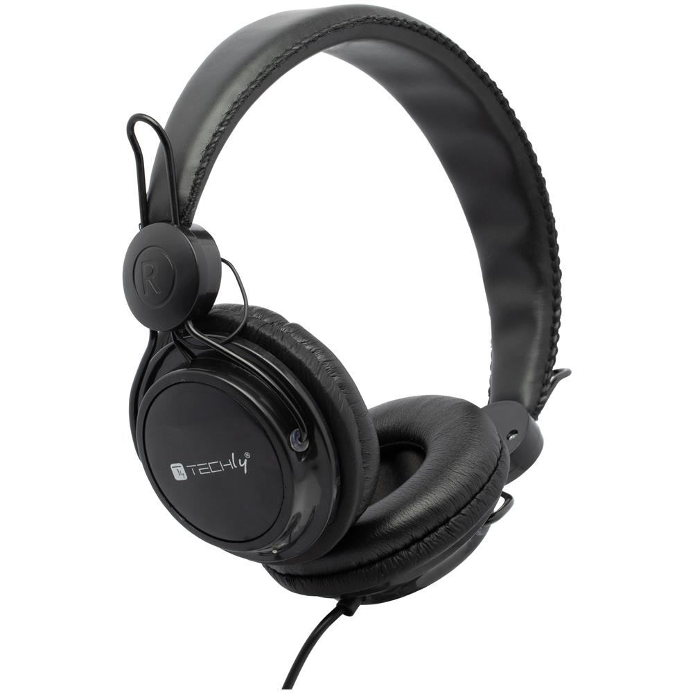 ICC-HS736TY cuffia e auricolare Cablato A Padiglione MUSICA Nero - Foto 2