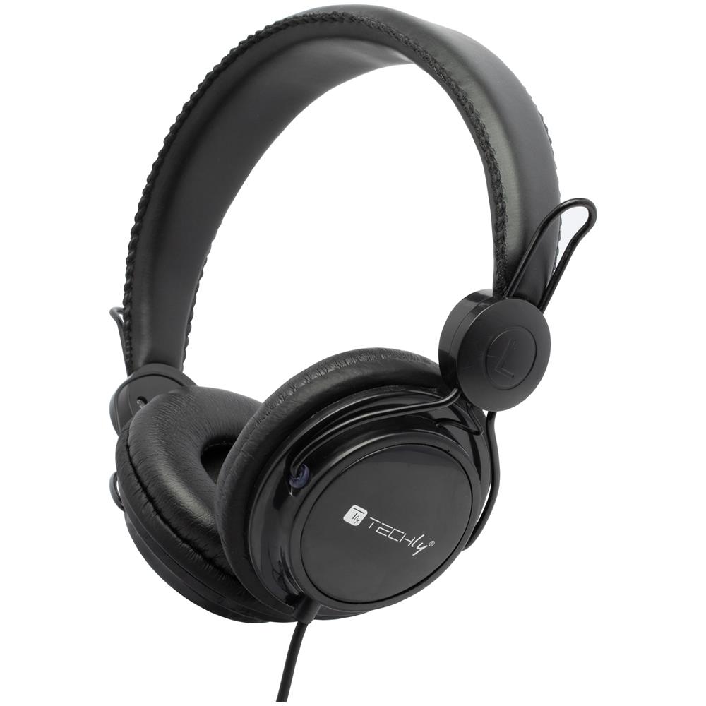 ICC-HS736TY cuffia e auricolare Cablato A Padiglione MUSICA Nero - Foto 1