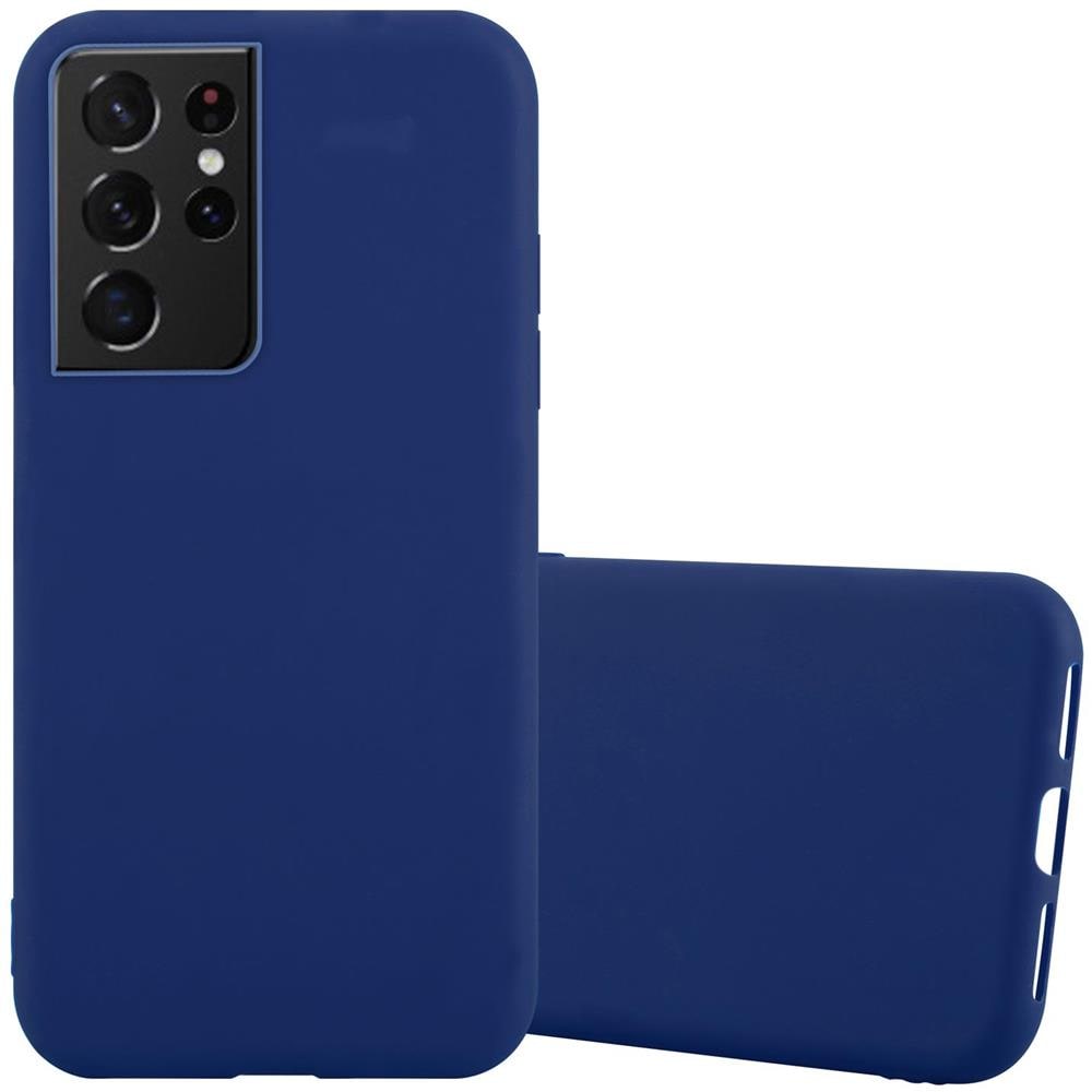 Custodia Compatibile Con Samsung Galaxy S21 Ultra In Candy Blu Scuro - Coperchio Protettivo In Silicone Tpu Flessibile - Foto 1