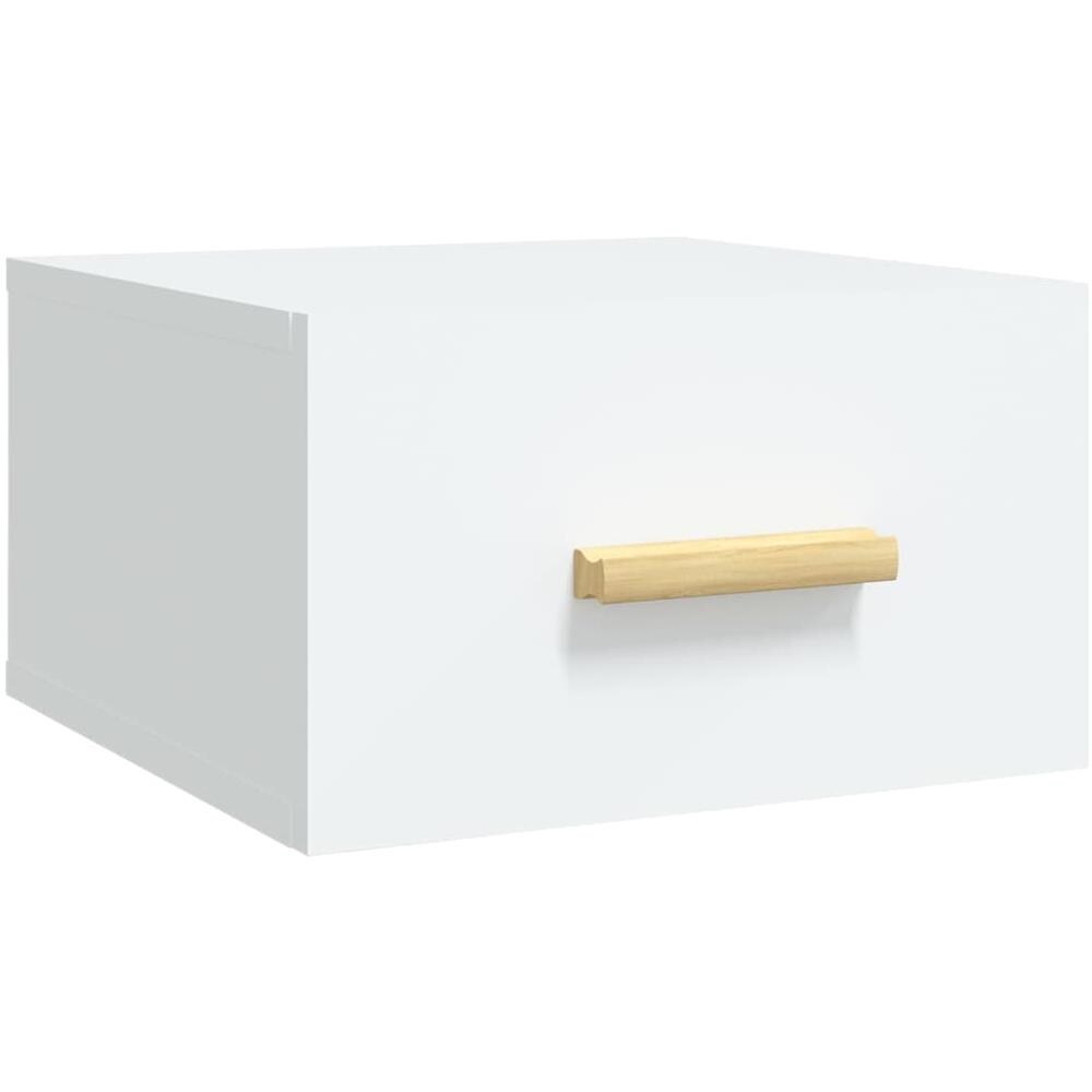 Comodino A Muro Bianco 35x35x20 Cm - Foto 1