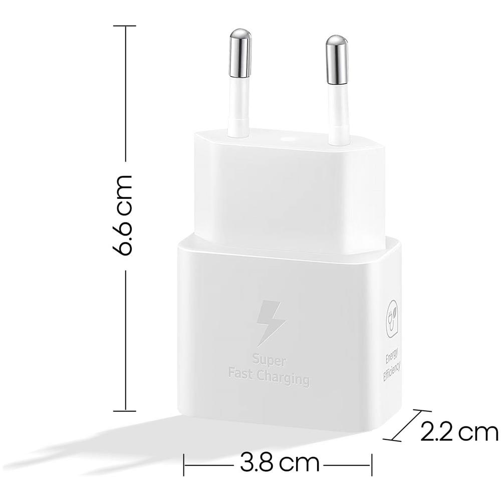 Adattatore Usb-c Ep-t2510nweg Caricabatteria Ultra Fast 25w Type-c Blister | Bianco - Foto 2