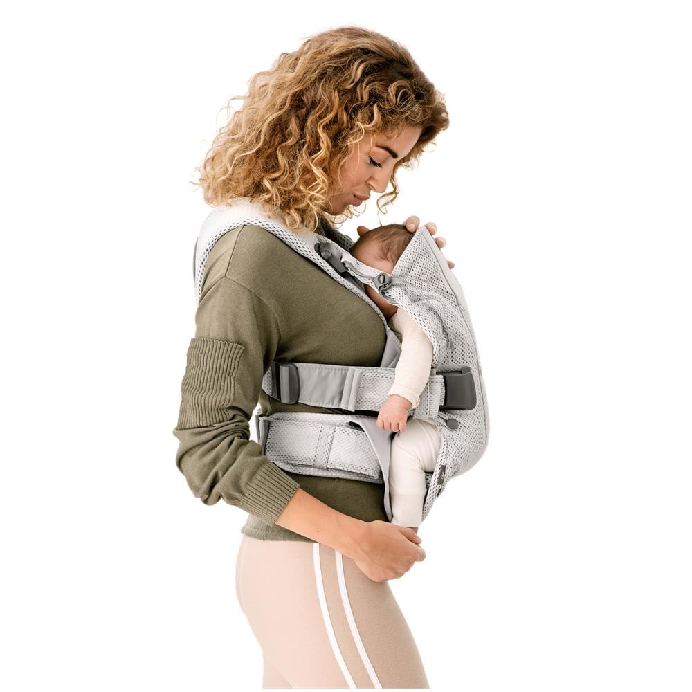 098004 Portabebè morbido Cotone, Poliestere Argento - Foto 6