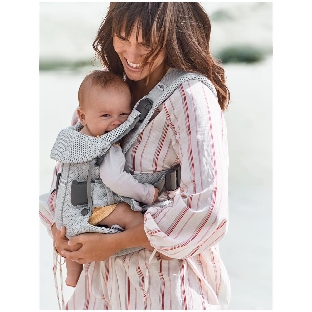 098004 Portabebè morbido Cotone, Poliestere Argento - Foto 2