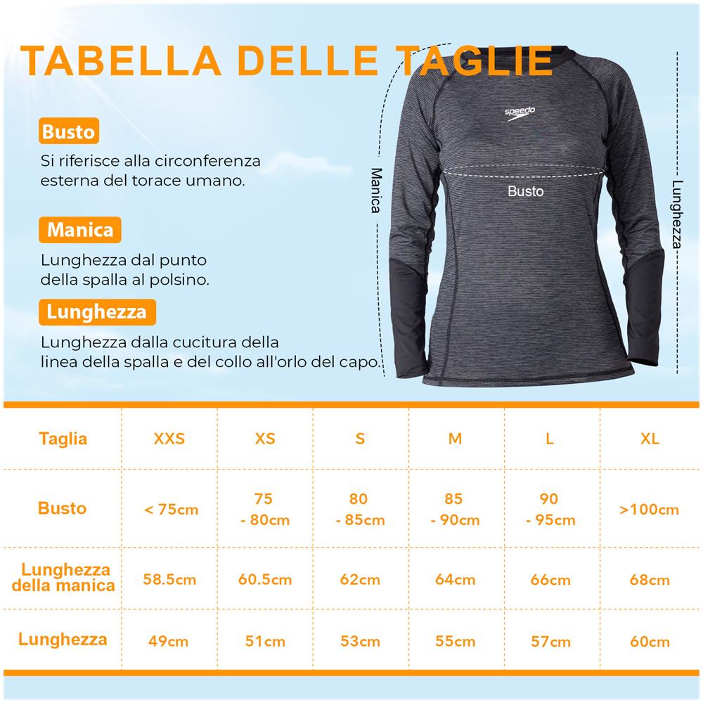 Rashguard casual femminile L /S, Grigio Ossidazione /Nero - L - Foto 7