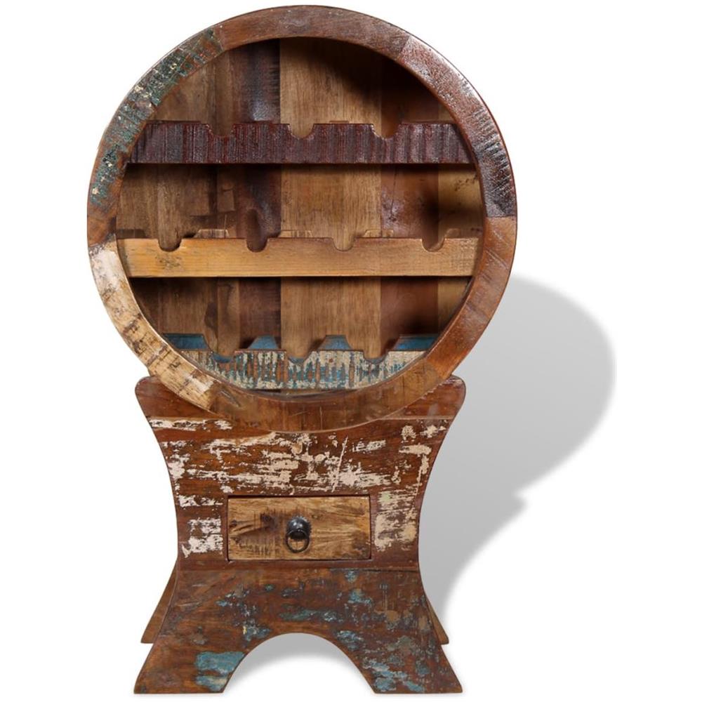 Portavini Da 10 Bottiglie In Legno Massello Recuperato - Foto 7