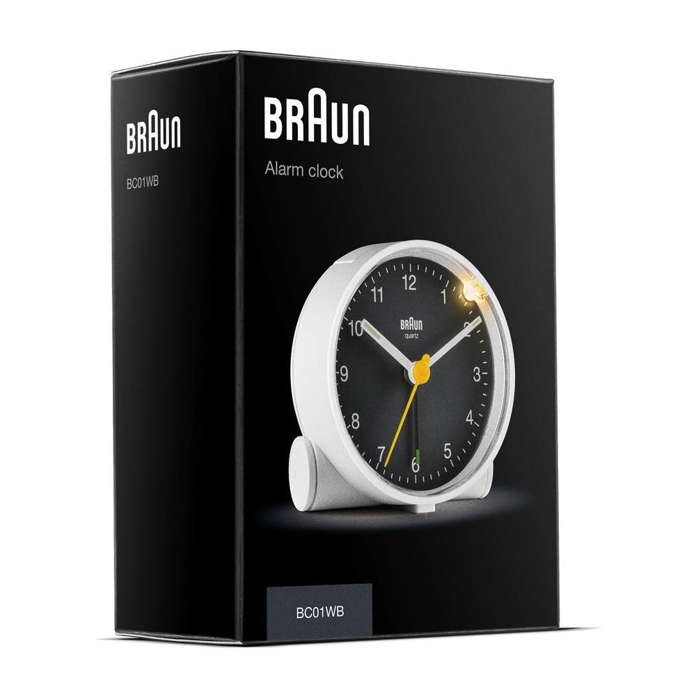 Braun BC01WB Sveglia al quarzo Nero, Bianco - Foto 7