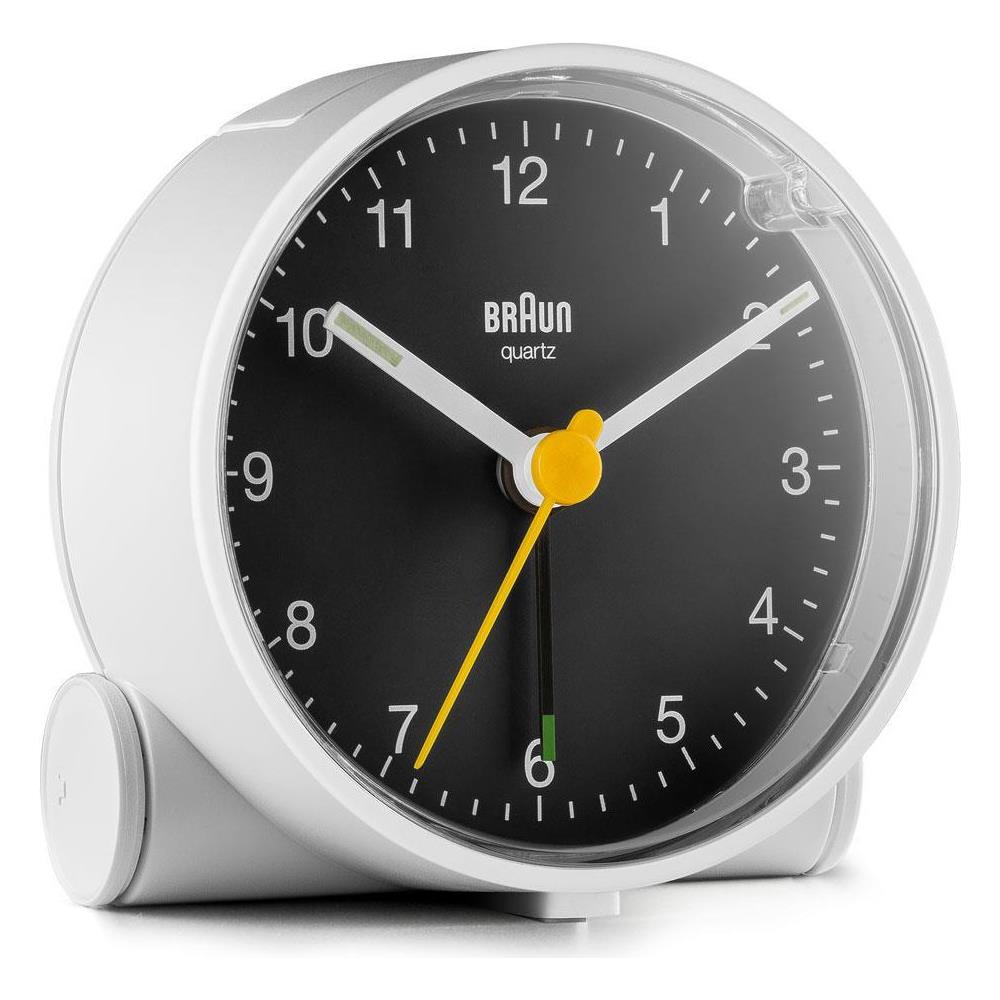 Braun BC01WB Sveglia al quarzo Nero, Bianco - Foto 1