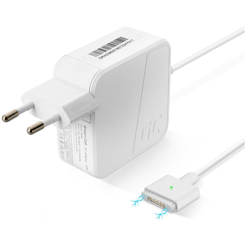 Caricabatterie Macbook Pro Retina 13'' Magsafe 2 60w Connettore Magnetico Bianco - Foto 5