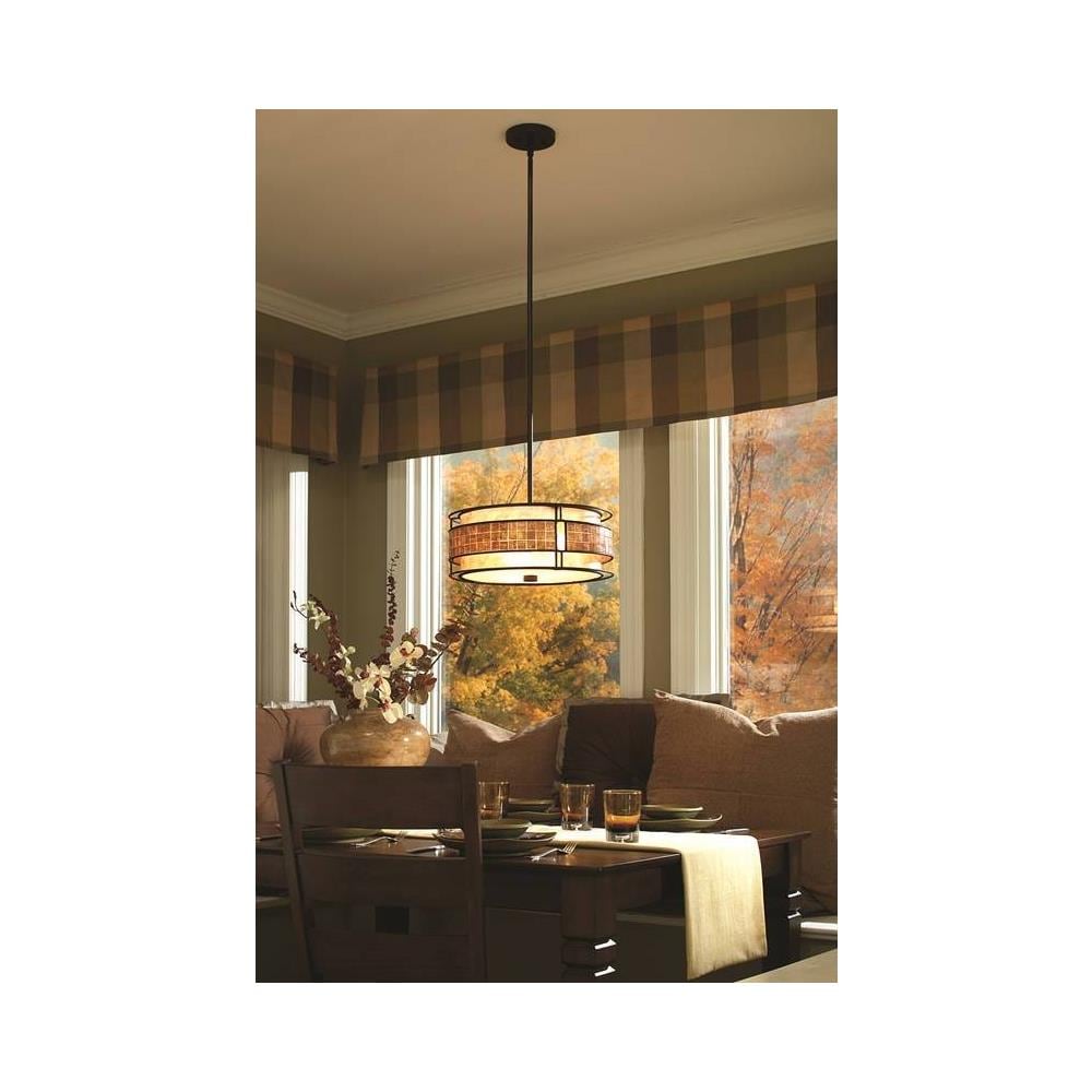 Quoizel Qz / laguna / p-lampadario Da Soffitto, In Rame, 55,9 X 55,9 X 20,5 Cm - Foto 2