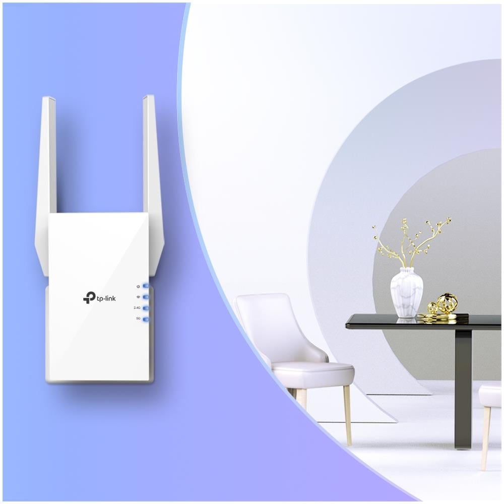 Range Extender RE505X OneMesh Wi-Fi 6 AX1500 Dual Band 1 Porta Ethernet RJ45 Bianco - Foto 5