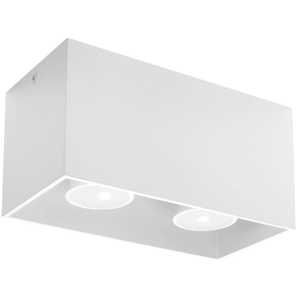 Soffitto A 2 Luci Bianco, Gu10 - Foto 1