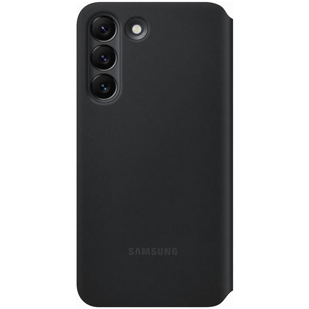 Custodia Samsung Ef-zs906cbegee Smart Clear View Cover Galaxy S22 Plus Sm-s906b Nero - Foto 2