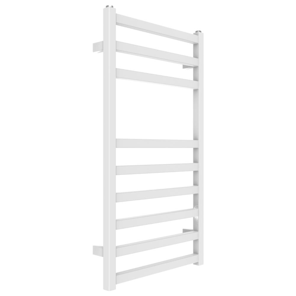 Termoarredo Bagno Scaldasalviette Acciaio Radiatore Calorifero Termosifone Cromo Cromato *** Finitura- : Bianco Opaco, Misure : H1200xl500xi470 Mm - Foto 1
