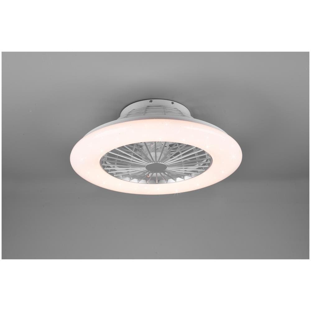 Stralsund Ventilatore E Plafoniera Led Con Effetto Cielo Stellato Con Telecomando Multifunzione Rego - Foto 1