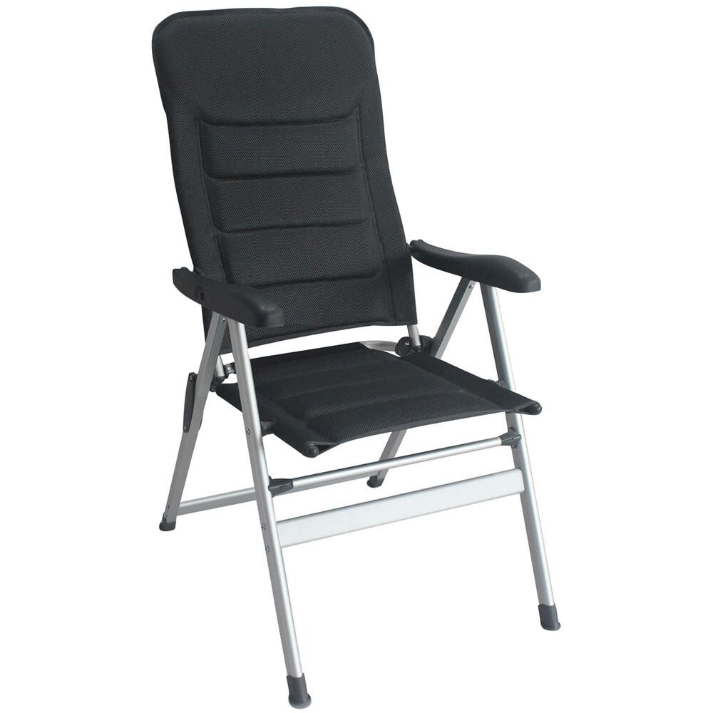 Poltrona Pieghevole Regolabile Textilene Per Campeggio Spiaggia Mare Piscina Giardino - Foto 1