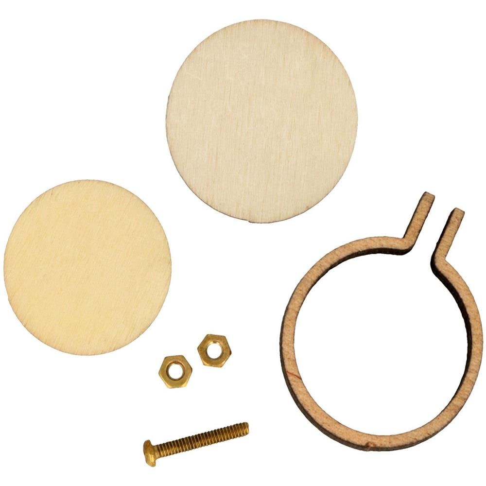 10 Ciondoli Rotondi Da Ricamo - 2,4 Cm - Foto 1