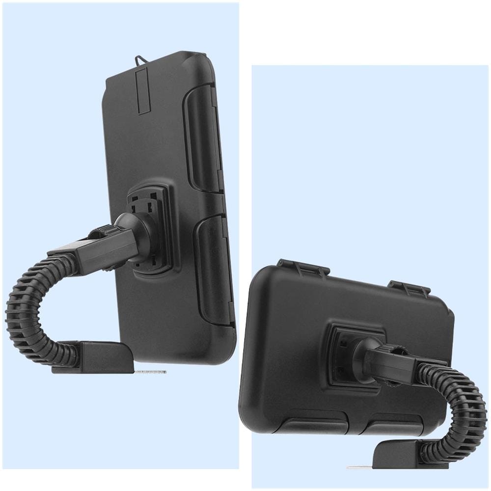 Supporto Da Retrovisore Per Telefono, Waterproof Regolazione Multi-angolo Nero - Foto 5