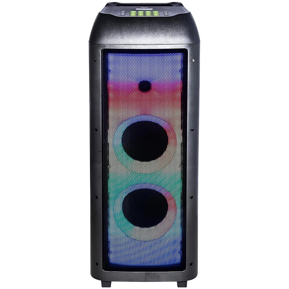 Speaker Party Portatile FLAME T360 Bluetooth Potenza 150 Watt Giochi di Luce e Audio a 360° DJ Pad 64 Effetti Sonori Ingressi USB /AUX-IN /MIC /Chitarra da 6.35 mm Funzione X.BASS - Foto 2
