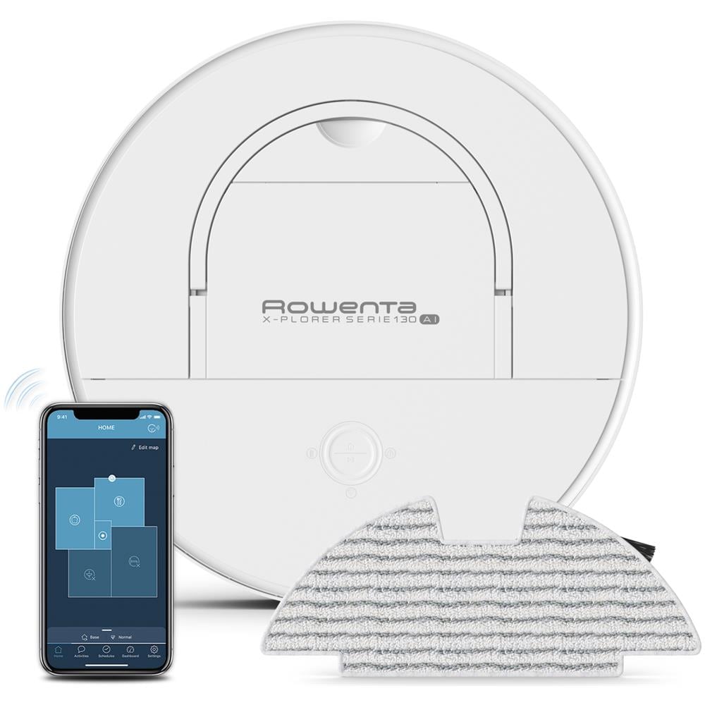 X-Plorer RR9067 Robot Aspirapolvere e MOP Wi-Fi Colore Bianco - Foto 1