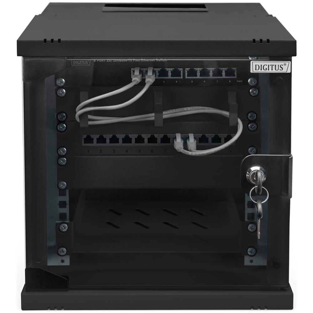 Armadio Rack a Parete SOHO PRO 10" 6U Colore Nero - Foto 2