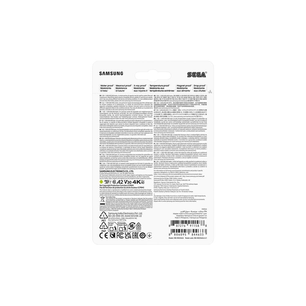 MB-MD256S 256 GB MicroSDXC UHS-I Classe 10 - Foto 9