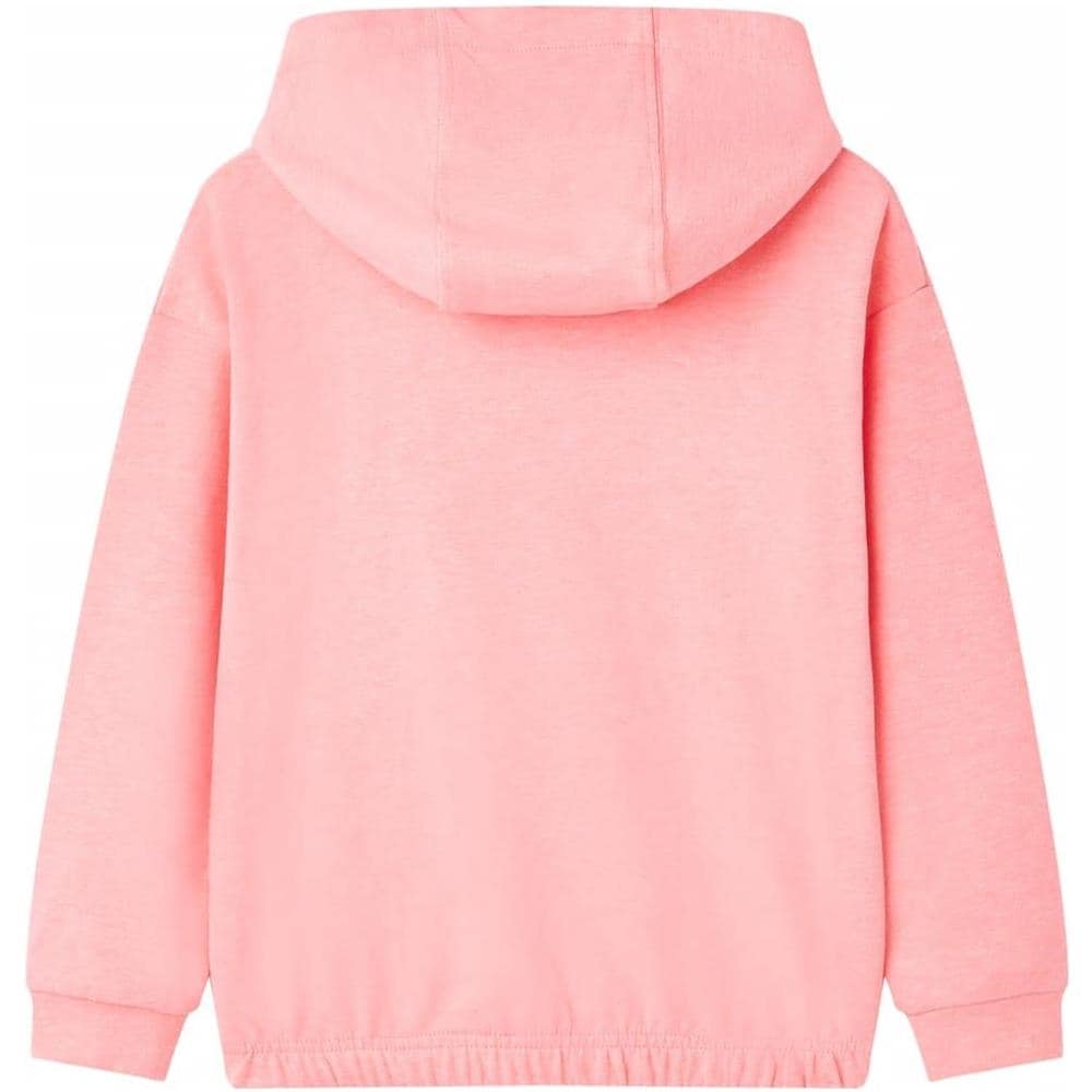 Felpa con Cappuccio da Bambina Rosa Brillante 140 - Foto 2
