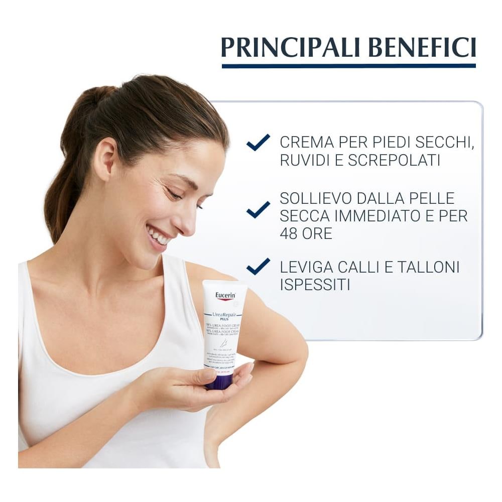 Eucerin Urearepair 10% Crema Piedi 100 ml - Foto 2