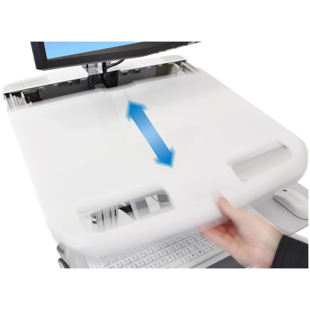 Carrello StyleView con Snodo per LCD Colore Bianco e Grigio - Foto 2