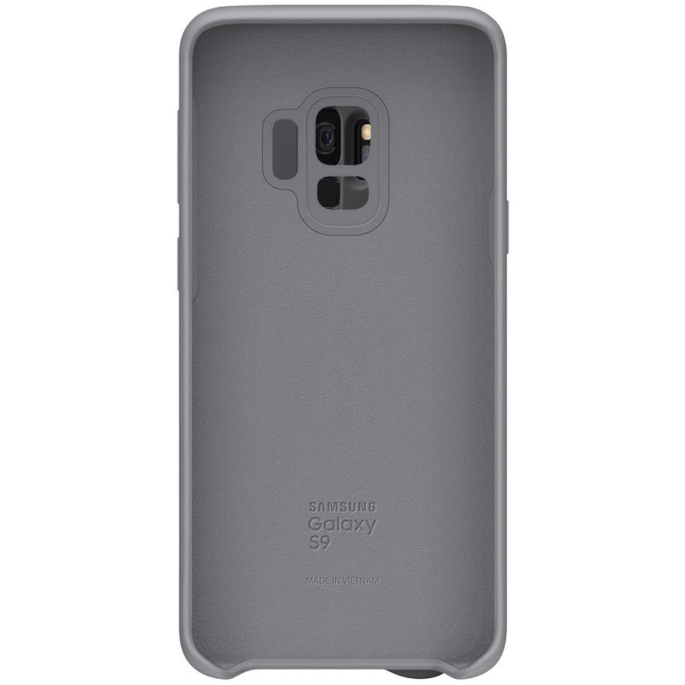 Cover semirigida in Silicone per Galaxy S9 colore Grigio - Foto 2