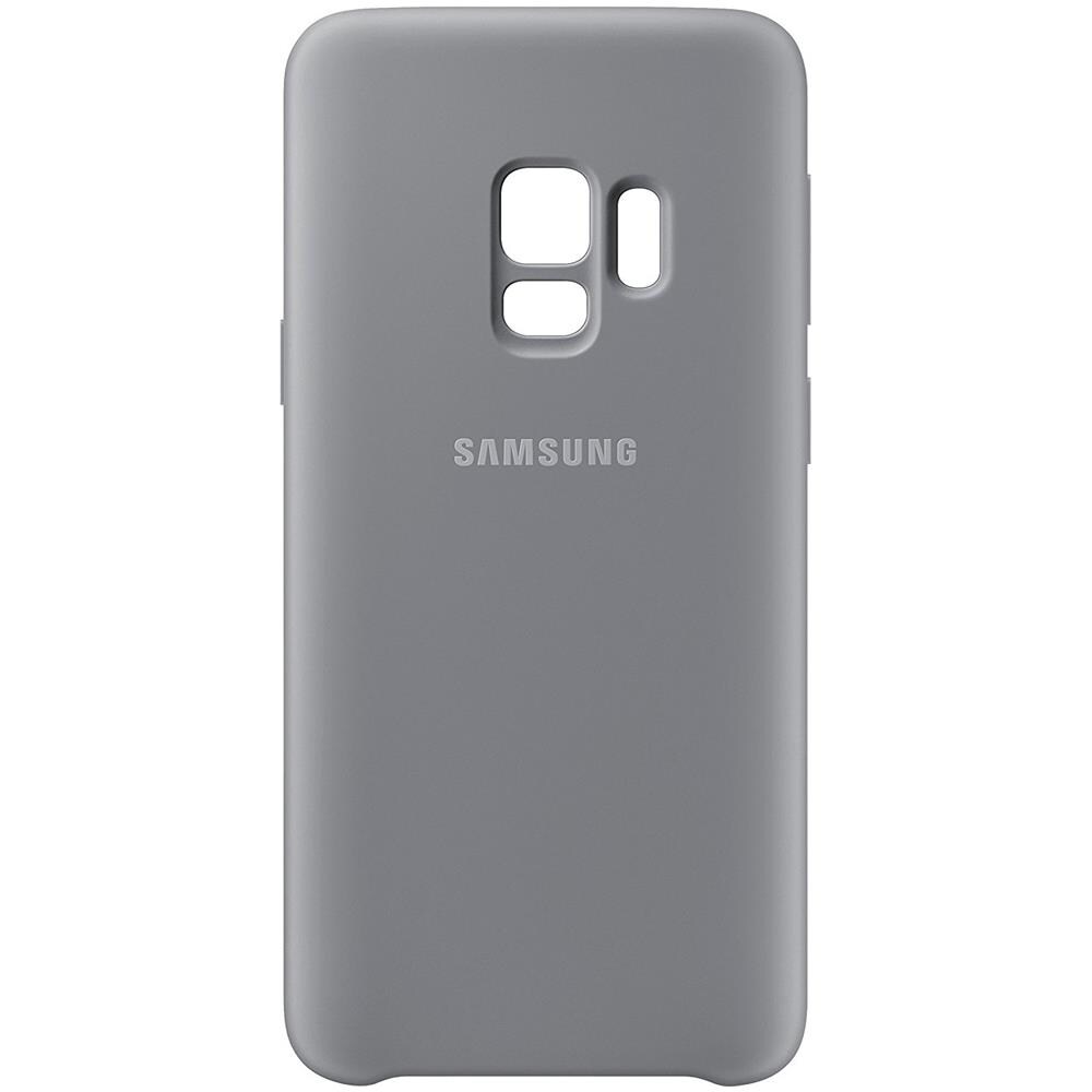 Cover semirigida in Silicone per Galaxy S9 colore Grigio - Foto 3