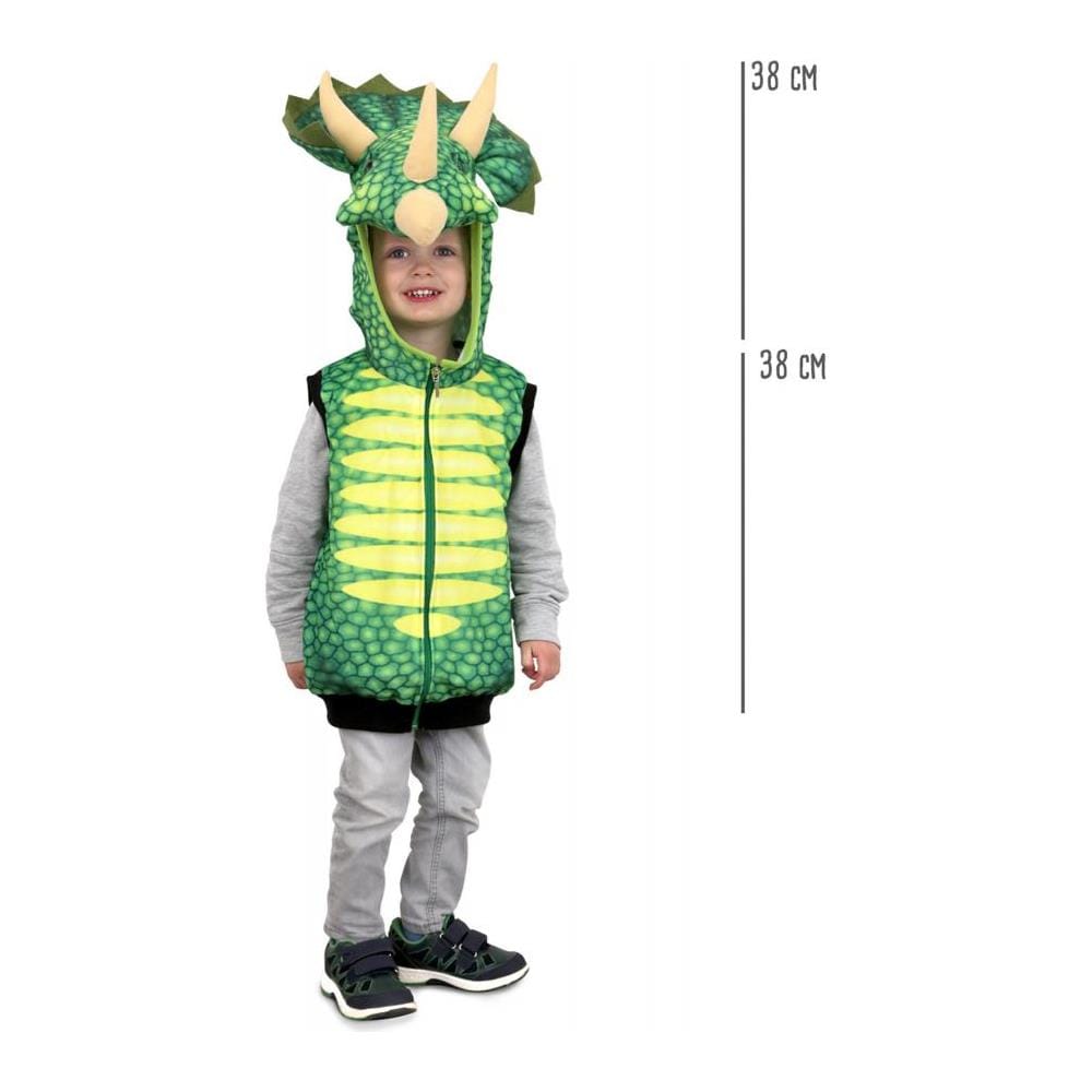 Costume Gilet Dinosauro Triceratopo - Foto 2