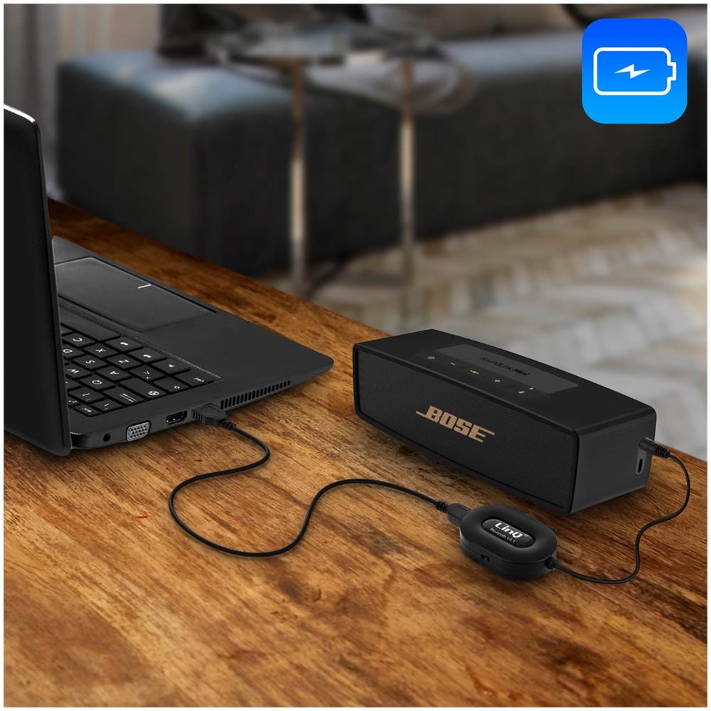 Ricevitore Audio Bluetooth 4.1 Adattatore Jack 3.5mm Vivavoce Nero - Foto 6
