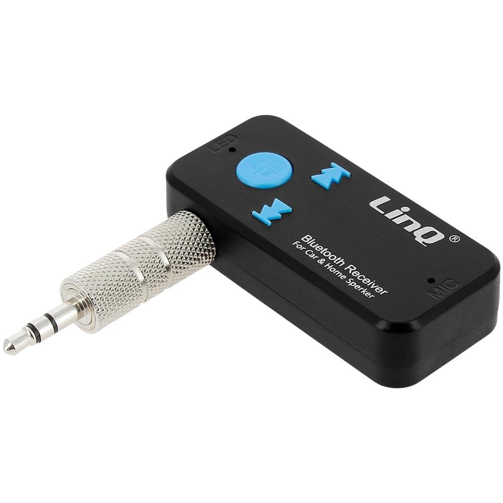 Ricevitore Audio Bluetooth 4.1 Adattatore Jack 3.5mm Vivavoce Nero - Foto 1