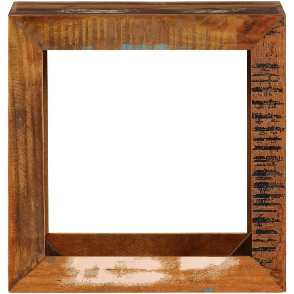 Sgabello In Legno Massello Di Recupero 40x30x40 Cm - Foto 2