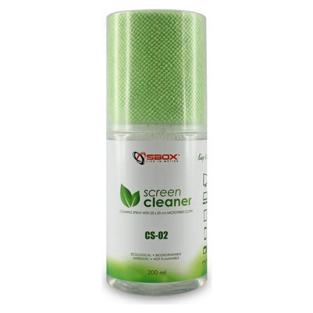 Spray Di Pulizia Per Monitor Lcd Con Panno In Microfibra Verde - Foto 1