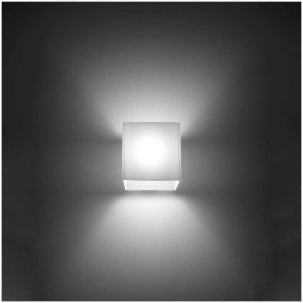 Novità! Applique Bianco Per Cucina E Camera - Vetro - Sollux Rico Sl. 0212 Lampada A Muro Quadrata, Stile Classico, A Luce Singola Led G-9 *** Lampade - I Prezzi Più Bassi Su Amazon! - Foto 15