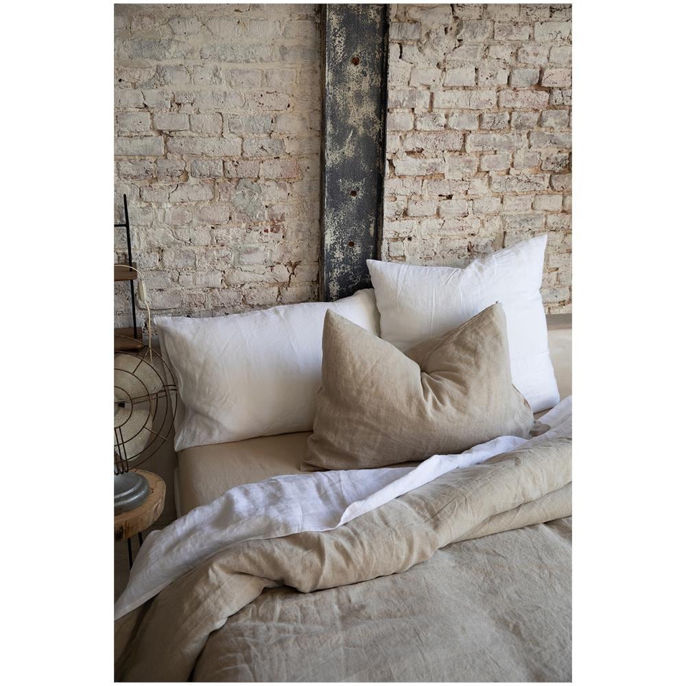 Pillow Case Stonewashed Zeff Blanc 65 X 65 - Foto 2