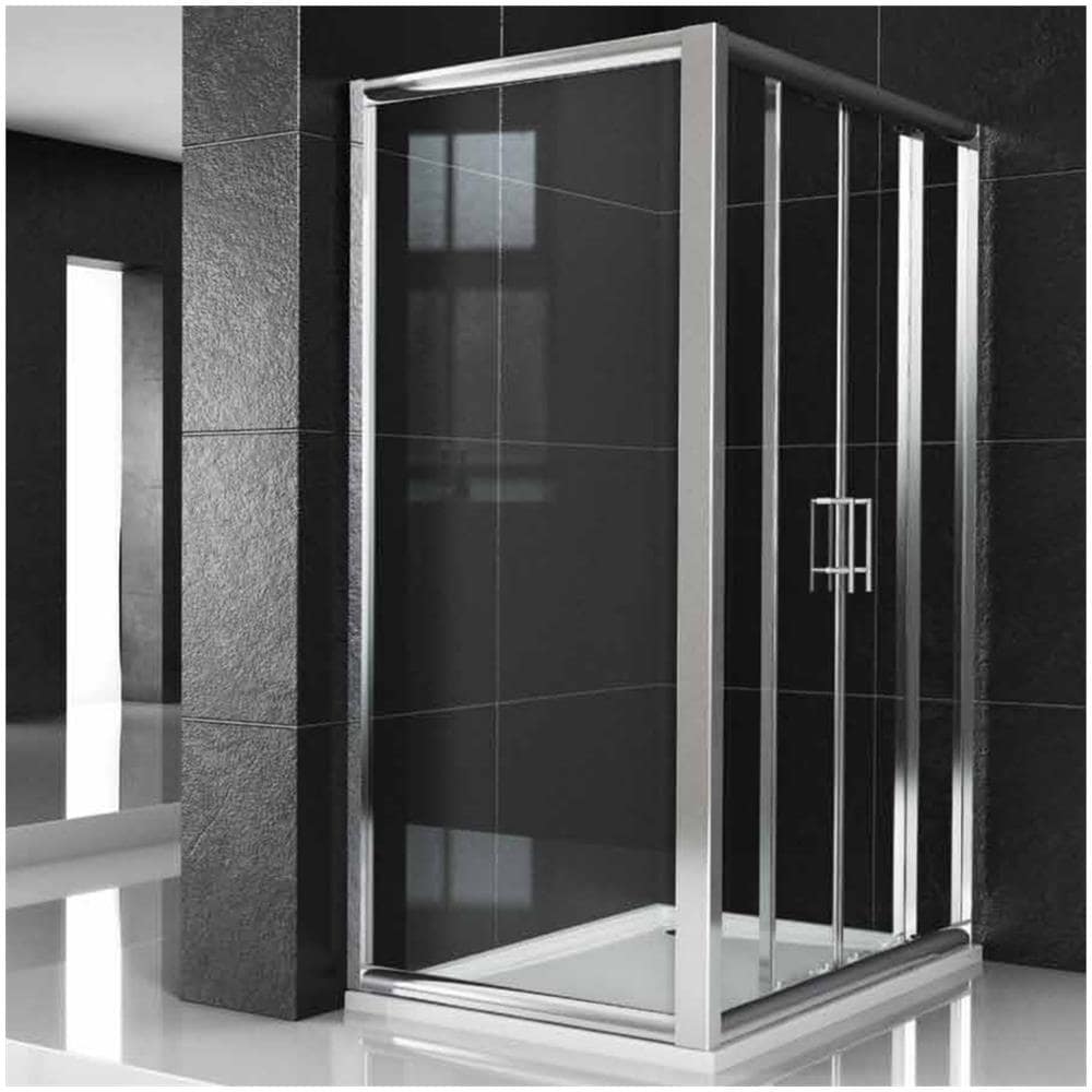 Lato Fisso Box Doccia Slide4 Adatto Per Porta Scorrevole Slide4 Cristallo Temprato *** Misure : 97-100xh190cm Trasparente - Foto 1