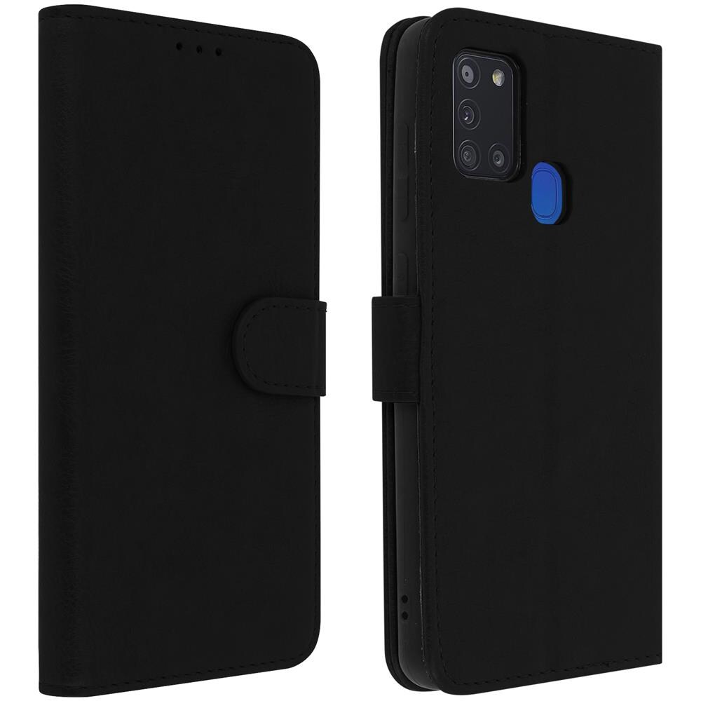 Custodia Samsung Galaxy A21s Portadocumenti Funzione Supporto Nero - Foto 1