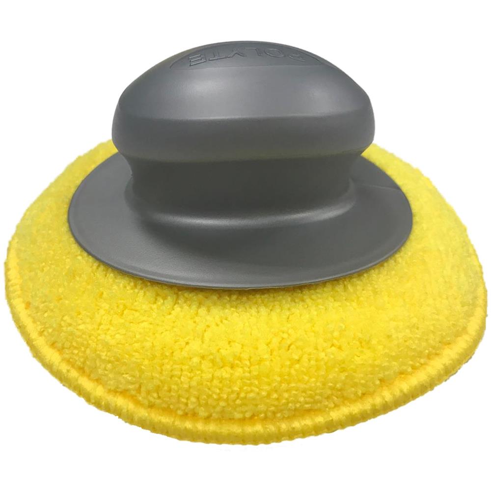 Microfibra Detailing Wax Pad W Maniglia 13 Cm 12 Pack (multi-blu Verde Giallo) - Foto 2
