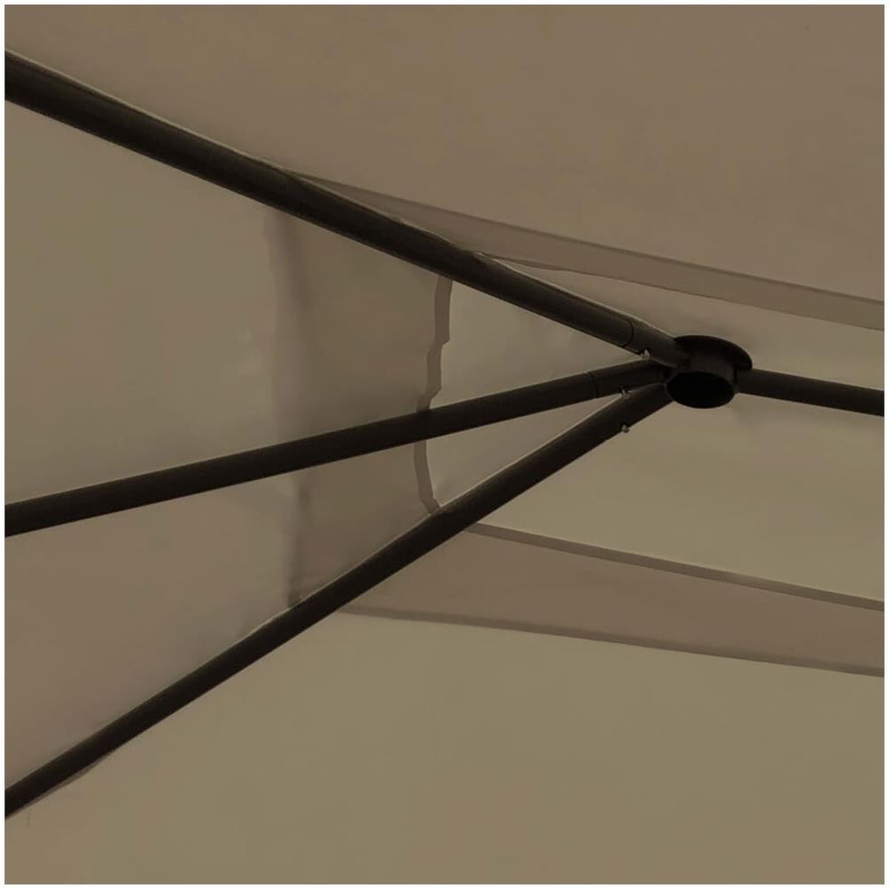 Gazebo Con Pareti Laterali 3x4x2,6 M Grigio Talpa 160 G / m? - Foto 2