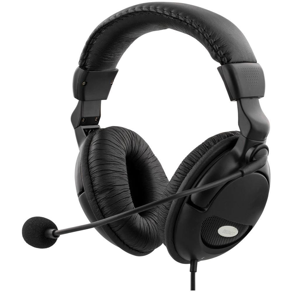 Cuffie Con Microfono E Controllo Del Volume, 2 X 3,5 Mm, Nere - Foto 1