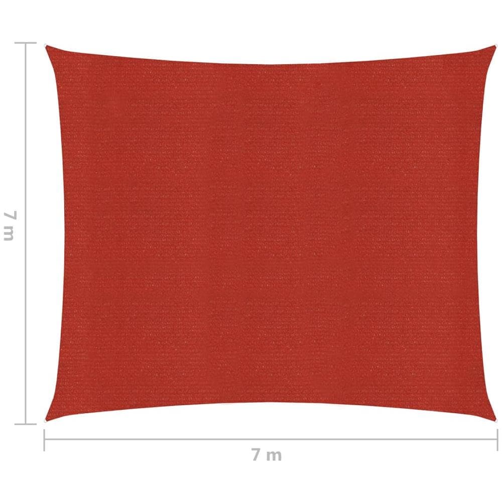 Vela Parasole 160 G / m Rossa 7x7 M In Hdpe - Foto 6